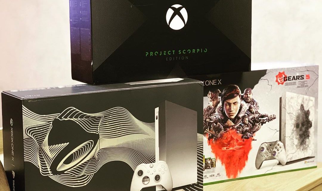 Le trio de choc ! #XboxOneX #Scorpio #Gears5 #TacoBell #Microsoft #Elite #LimitedEdition #Xbox #XboxOne #Collection #Col…