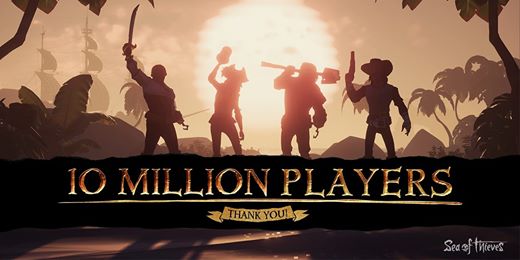 Sea of Thieves franchit la barre des 10 millions de joueurs depuis le lancement ! Bien évidemment on compte les joueurs …
