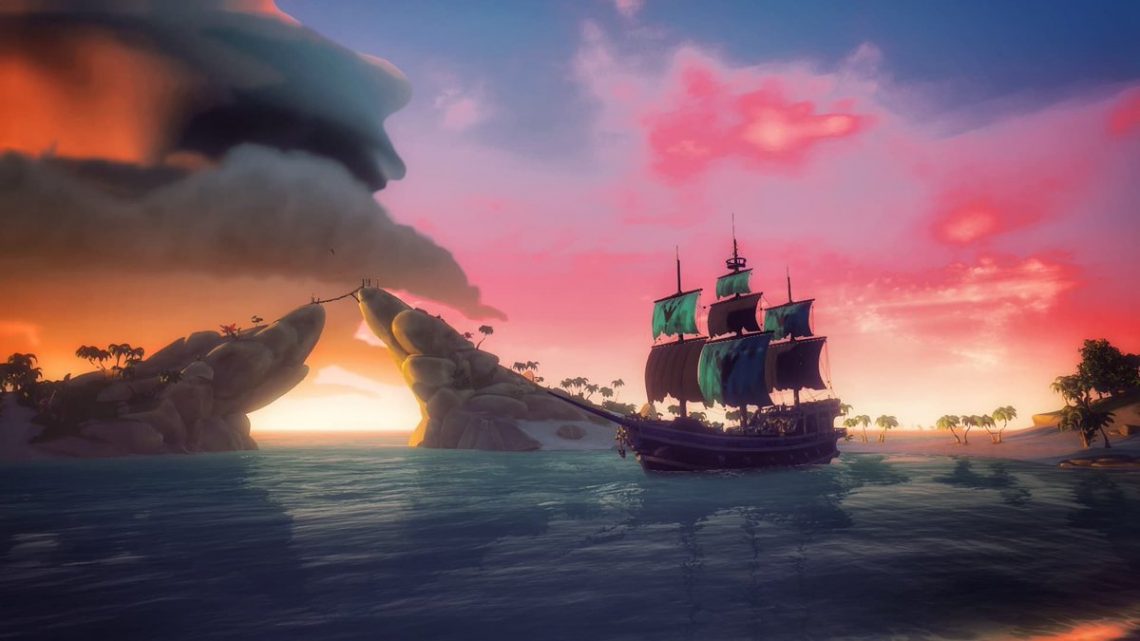 Non ce n’est pas un fan-art mais bel et bien un screenshot du jeu #SeaOfThieves du joueur @SmellySnowBalls C’est magnifique ? pic.twitter.com/64ZdO9Ygbx
