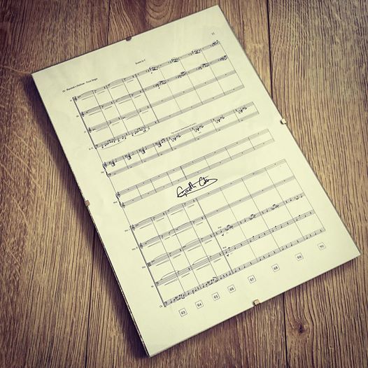 Une page de la partition d’une des musiques d’Ori signée par son compositeur @garethcoker ???? #ori #oriandthewillof…