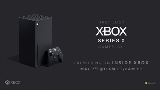 C’est officiel ! #InsideXbox le jeudi 7 mai à 17h ! Vous en saurez plus sur les jeux de la #XboxSeriesX !