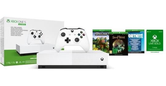 #BonPlan : La #XboxOneS All Digital se retrouve à 149,99€avec #minecraft #seaofthieves #fortnite et 1 mois de #XboxLiveG…