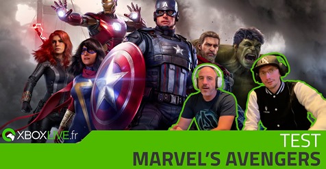 Découvrez demain à 10h30 notre test de #MarvelsAvengers sur #XboxOne. @SnakeX et @Philippe1384 vous accueillent avec leu…