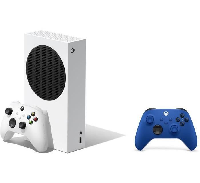 #BonPlan La #XboxSeriesS + la nouvelle manette bleue à 344,99€ chez CDiscount ! https://t.co/dgIZgIujBE pic.twitter.com/NgscMbbkHS