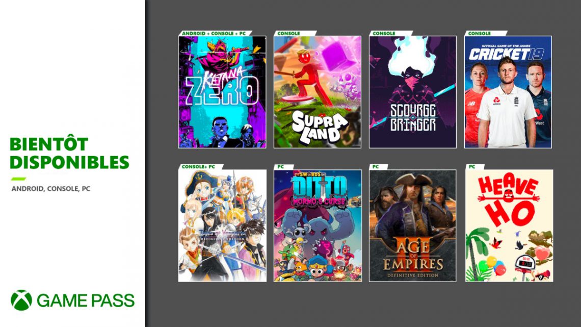 ? Voici les prochains jeux du #XboxGamePass #Xbox et #PC !Un jeu vous intéresse dans la liste ?De notre coté on voit des très bon jeux comme #AgeOfEmpiresIII Definitive Edition ? pic.twitter.com/7OV7tGzB9B