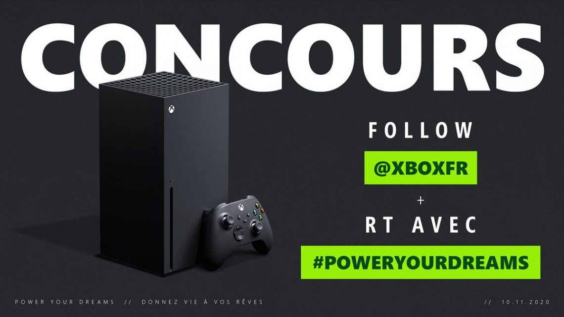 @SHACKA1985 Rêvez. Vivez. La nouvelle génération de consoles Xbox est là !Tentez de gagner une #XboxSeriesX :➡️ Follow @XboxFR ?➡️ RT avec #PowerYourDreams pic.twitter.com/RTUOC2bXD9