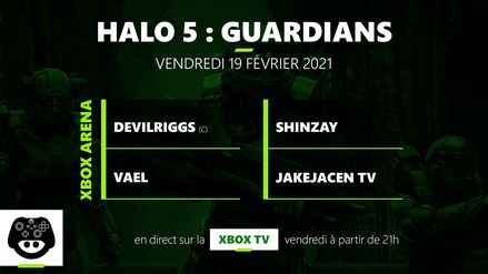 Retrouvez nous ce soir sur le Twitch de Xbox France à 22h15 pour affronter sur Halo 5 : Guardians les amis de chez @Xbox…