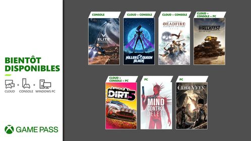 Voici les nouveaux jeux du #XboxGamePass #CodeVein (18 février) #PillarsOfEternity2: Deadfire – Ultimate Edition (18 fév…