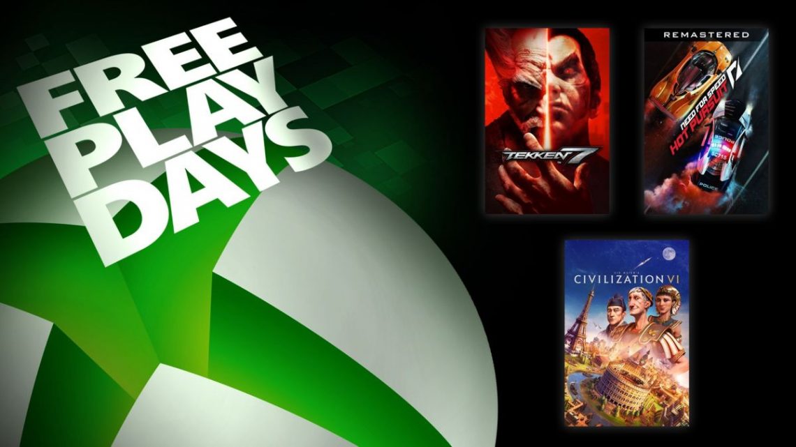 Abonnés Xbox Live Gold (Xbox Network Gold ?) et Xbox Game Passe Ultimate, Tekken 7,NFS Hot Pursuit Remastered et Civilization 4 sont jouable gratuitement jusqu’au 28/03 en plus d’être en promo. https://t.co/S65L8cC94F