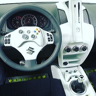 Quand tu aimes ta voiture et ta console #suzuki #xbox360 #xbox #tuning #manette #controller #pad #faceplate #white #xbo…