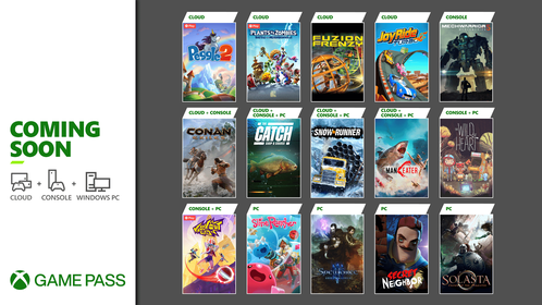 Les nouveaux jeux #XboxGamePass à venir sur Xbox, xCloud ou PC ! -Déjà Disponible- -SnowRunner -20 mai-… -Peggle 2 (EA…