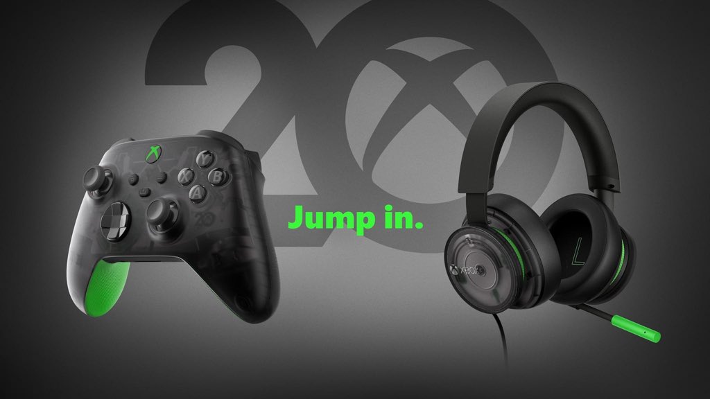 Une nouvelle manette et un nouveau casque pour les 20 ans de Xbox ???On valide à 10000% !!! pic.twitter.com/g3or7C8CMQ