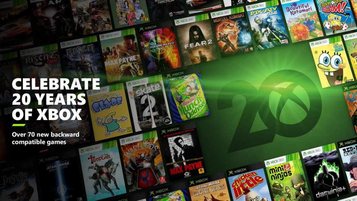 Fêtez 20 ans de Xbox avec plus de 70 nouveaux jeux rétrocompatibles sur #XboxOne et #XboxSeries ! https://t.co/tCz7rx0i7E pic.twitter.com/ADPoPWez0V