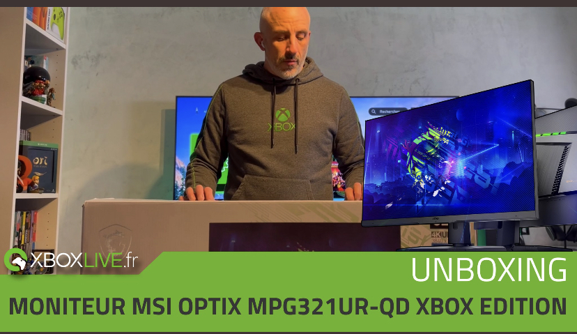 Notre @SnakeX nous présente un unboxing de l’écran @msifrance Optix MPG321UR-QD Xbox Edition. ➡️ https://t.co/4GAyBcAVMM https://t.co/kNGC1Z8tnP