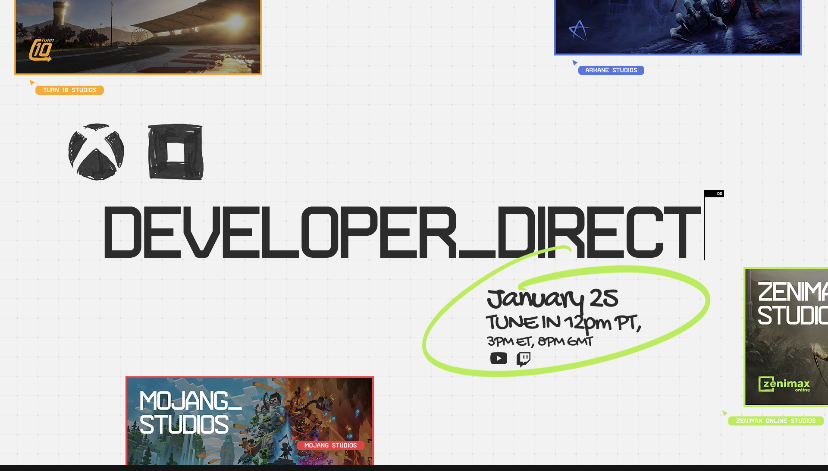 Rendez-vous le 25 janvier à 21h heure française pour découvrir le Developer_Direct de #Xbox et #Bethesda pic.twitter.com/Zr3rZmDjBp