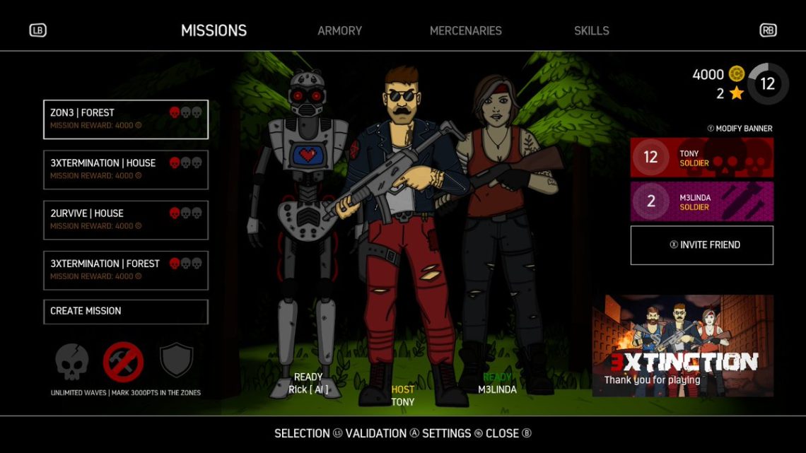 Xboxlive.fr Retweeted @2badGames: Mon prochain jeu, 3XTINCTION sera un top down shooter zombie multijoueur. Jusqu’à 3 joueurs devront coopérer pour accomplir…