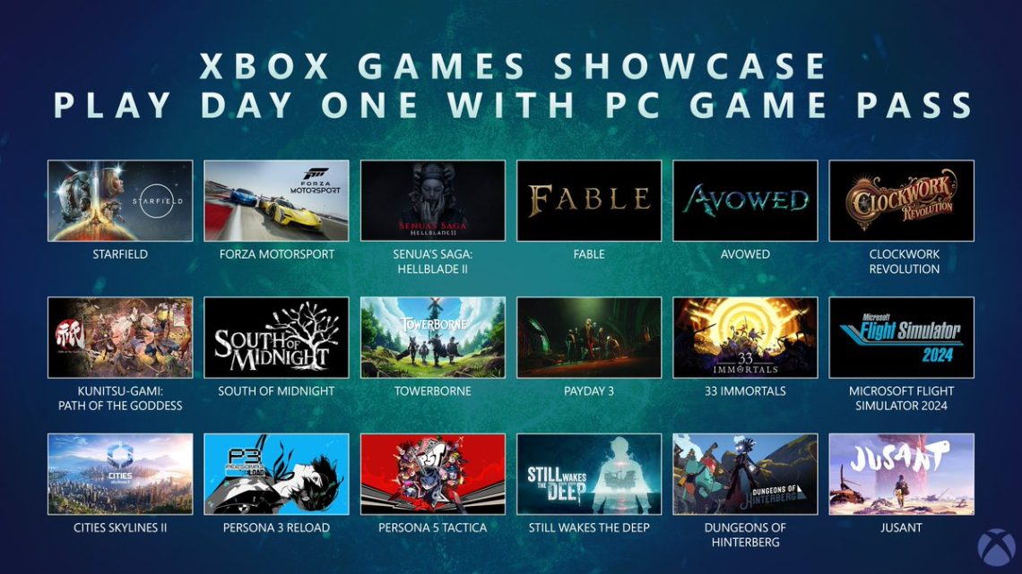 Voici tous les jeux de la conférence #XboxShowcase qui seront dans le #XboxGamePass Lequels allez-vous essayer ? https://t.co/ByjYctl4Qg
